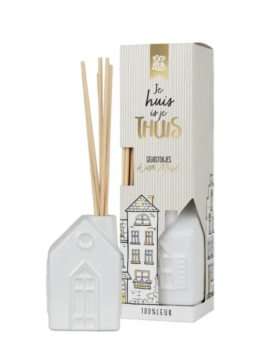 Geurstokjes je huis is je thuis - White Musk