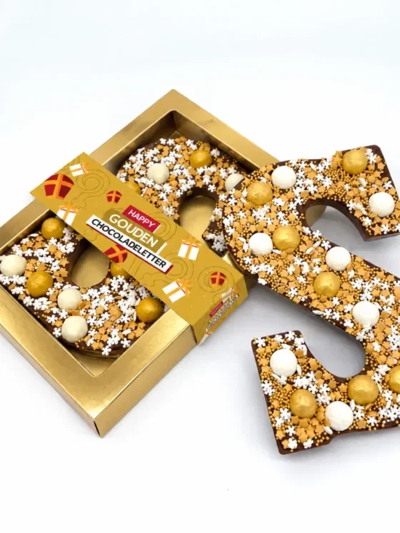 Gouden chocoladeletter Sinterklaas | 250g