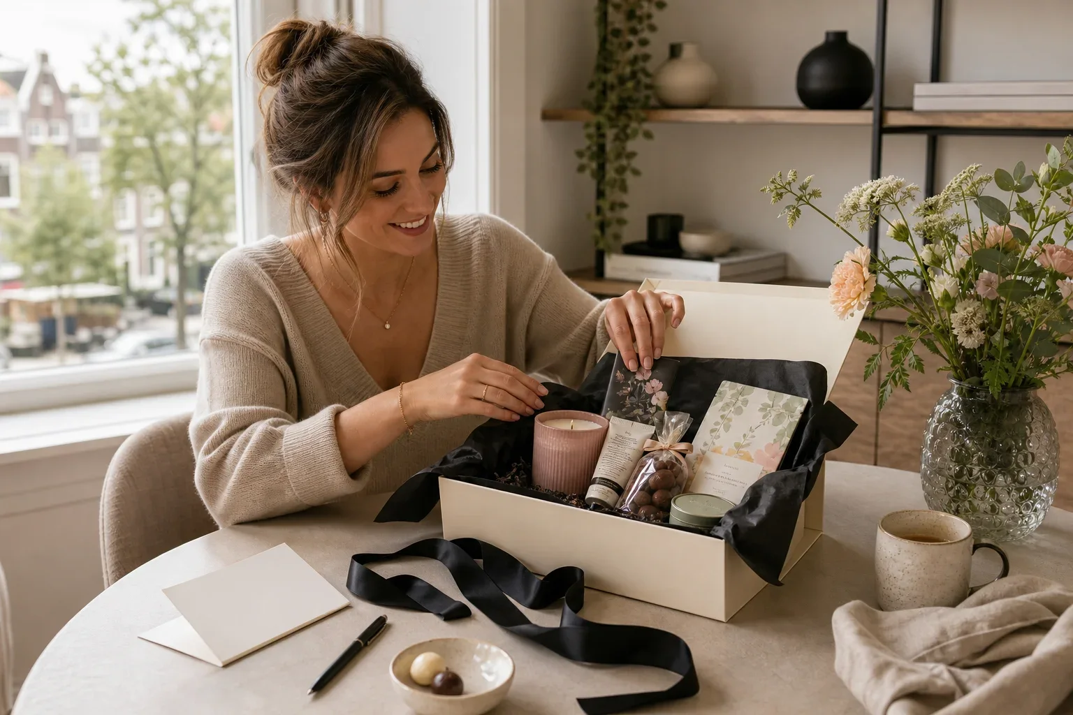 zelf cadeaupakket samenstellen vriendin