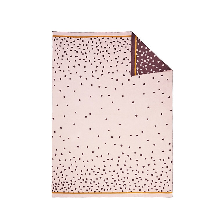 DoneByDeer Wiegdeken 'Knitted Happy Dots' - Afbeelding 2