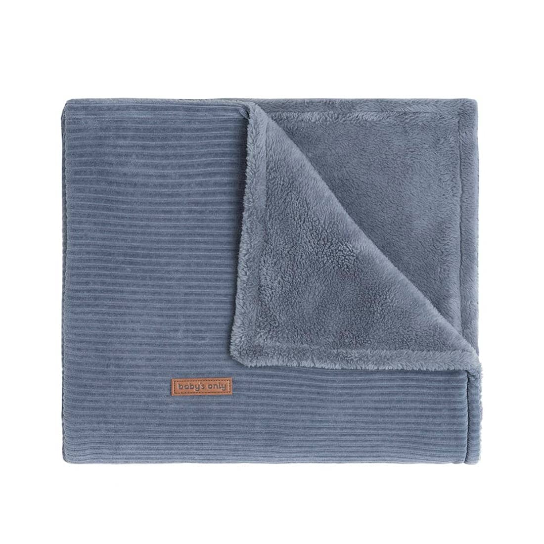 Baby's Only Wiegdeken Teddy Sense - Vintage Blue