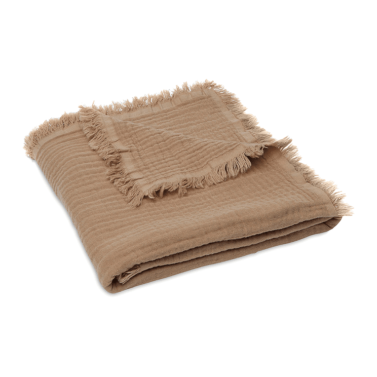 Jollein Wiegdeken Muslin Fringe - Afbeelding 3
