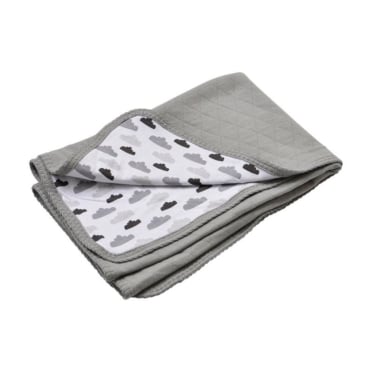 Lodger Wiegdeken Dreamer Quilt - Grijs
