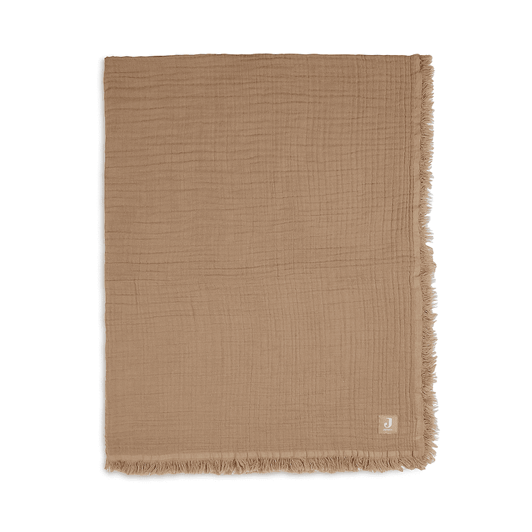 Jollein Ledikantdeken Muslin Fringe