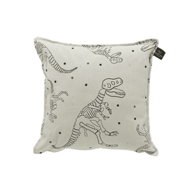 Lifetime Vierkant kussen dino + dot