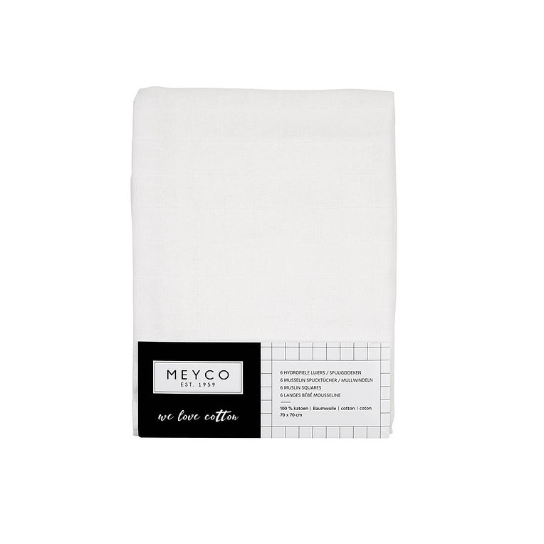 Meyco 6-Pack swaddle 70x70 - Afbeelding 2