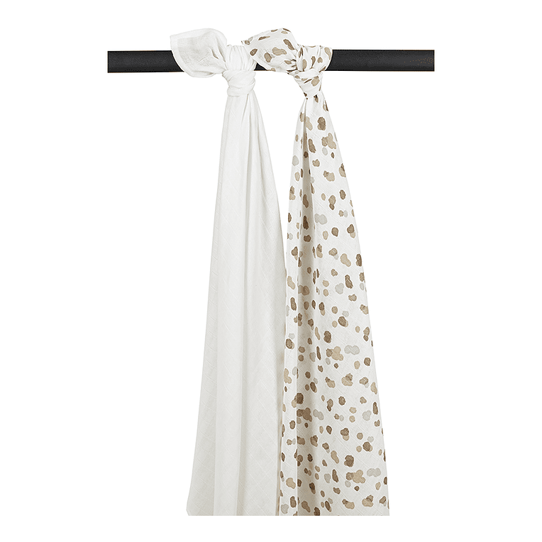 Meyco Swaddles 2-pack Stains 120x120