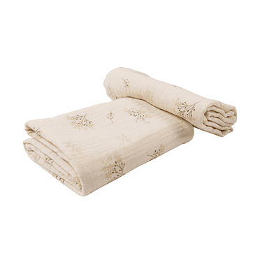 Mundo Melocotón Swaddle set van 2 65x65CM