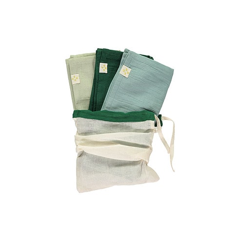 Camomile Londen Set van 3 Hydrofiele Doeken