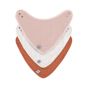 LÄSSIG 3-pack muslin bandana