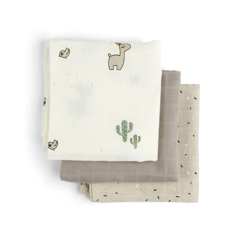 DoneByDeer Spuugdoekjes 3-pack Lalee