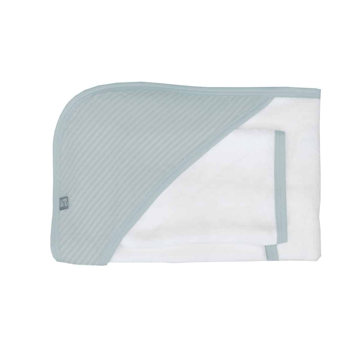 Bamboom Badcape+Washand Muslin Stripe
