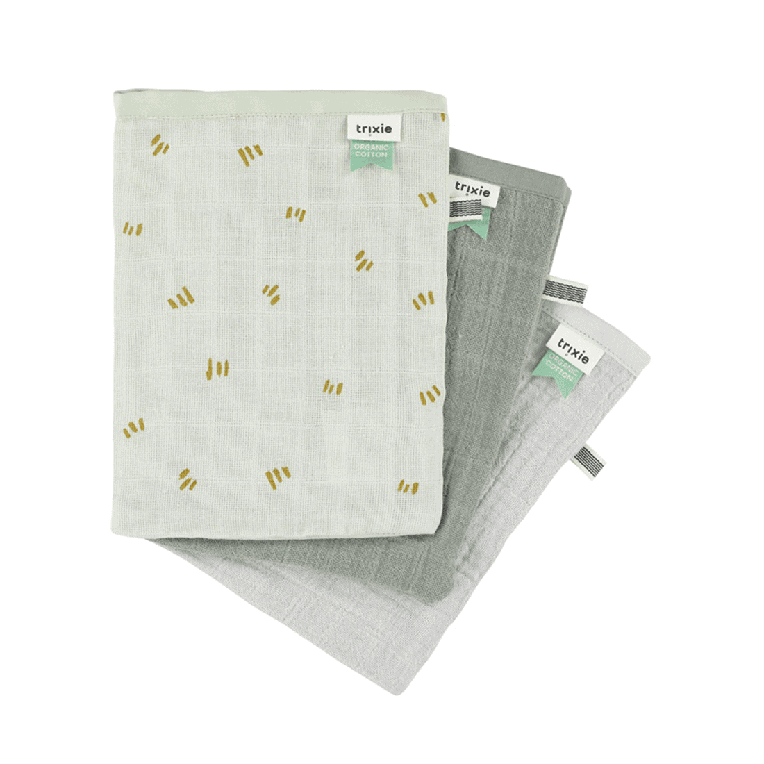 Trixie 3-pack washandjes