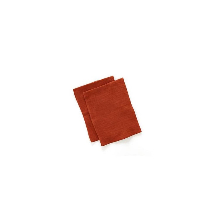 Mundo Melocotón 2 Washandjes Organic muslin