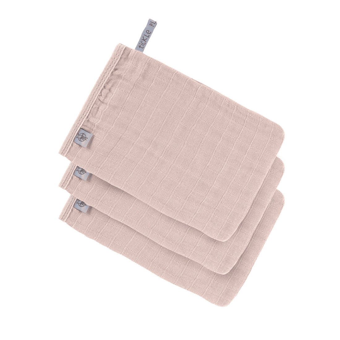 LÄSSIG Set van 3 washandjes