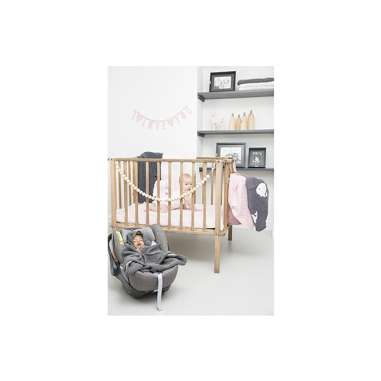 Meyco Boxkleed Katoen Gebreid Relief - Afbeelding 3