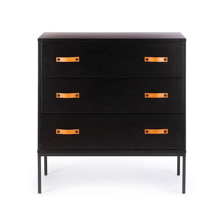 Coming Kids Bliss - Commode Zwart 3 Laden