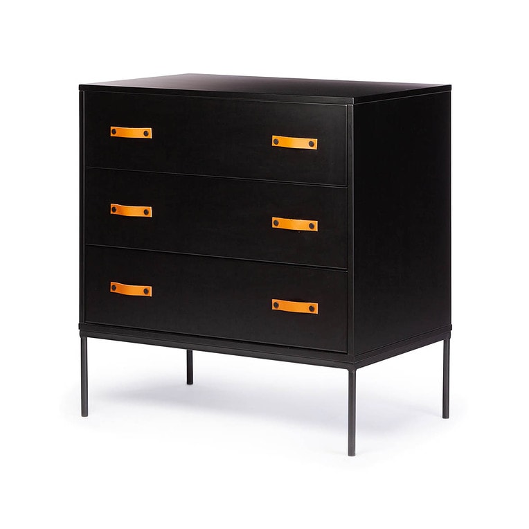 Coming Kids Bliss - Commode Zwart 3 Laden - Afbeelding 2