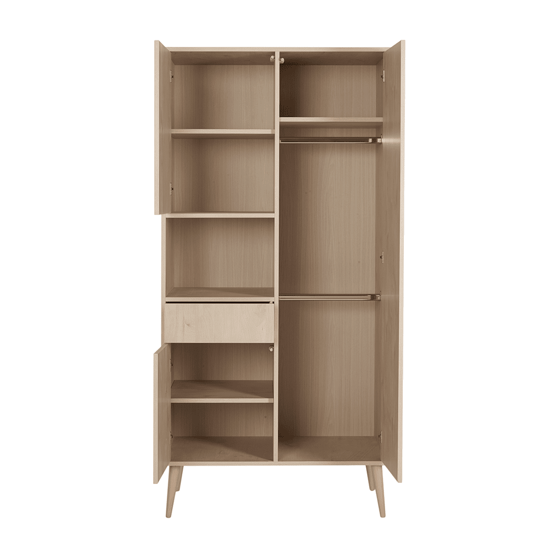 Quax 2deurs kast Cocoon naturel oak - Afbeelding 2