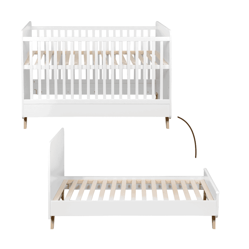 Quax junior bed Loft white