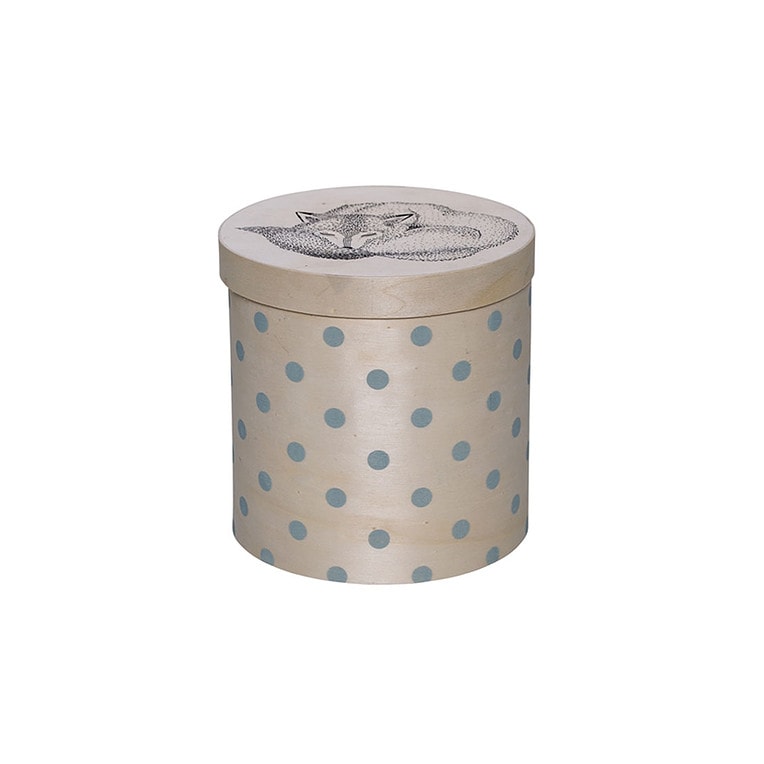 bloomingville opbergbox rond met stippen