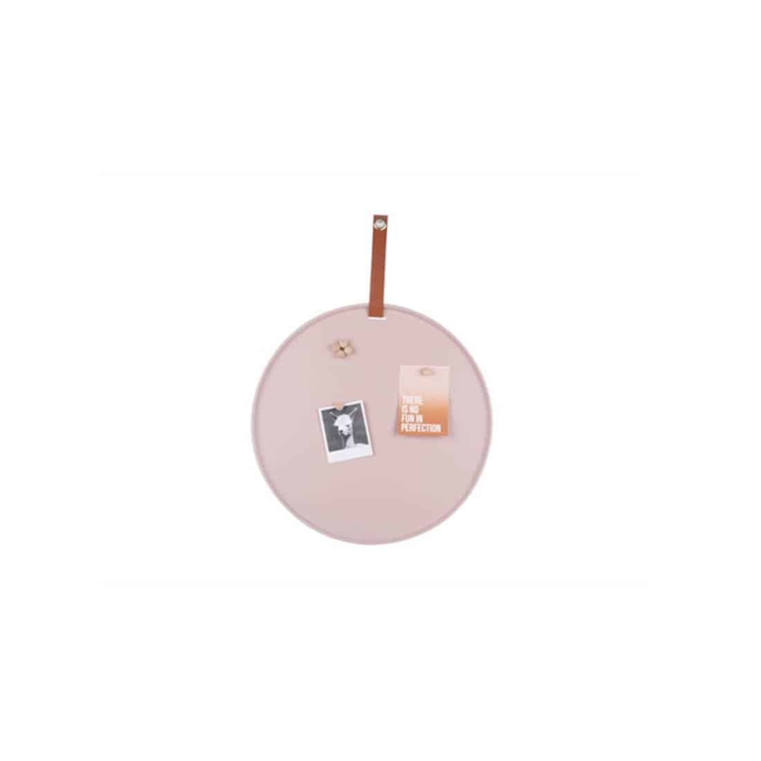 Present Time Memo Board 'Perky' Light Pink