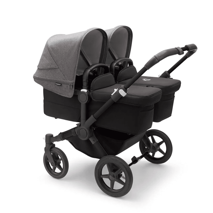Bugaboo Donkey5 Twin Grey melange/Midnight black