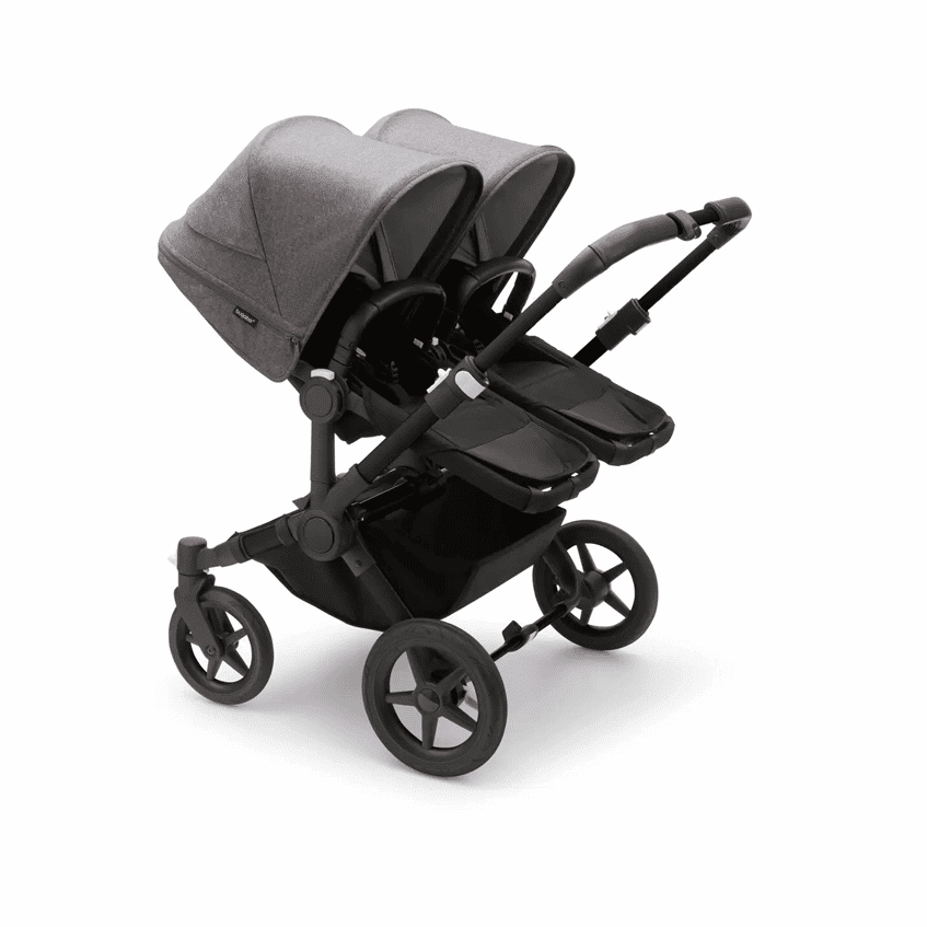 Bugaboo Donkey5 Twin Grey melange/Midnight black - Afbeelding 2