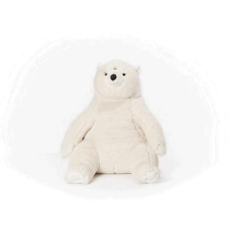 Wild and Soft Zittende ijsbeer XL