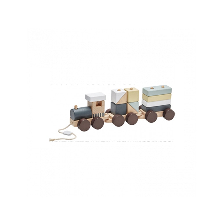 Kids Concept Speelgoedtrein met Blokken