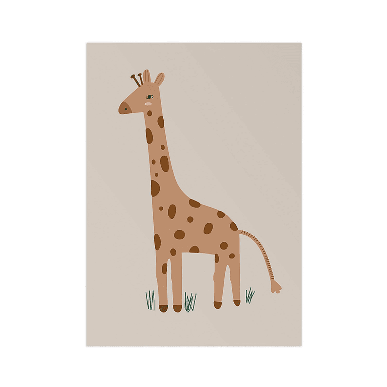 Kindercompagnie poster giraffe