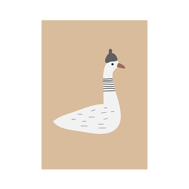 Kindercompagnie poster goose