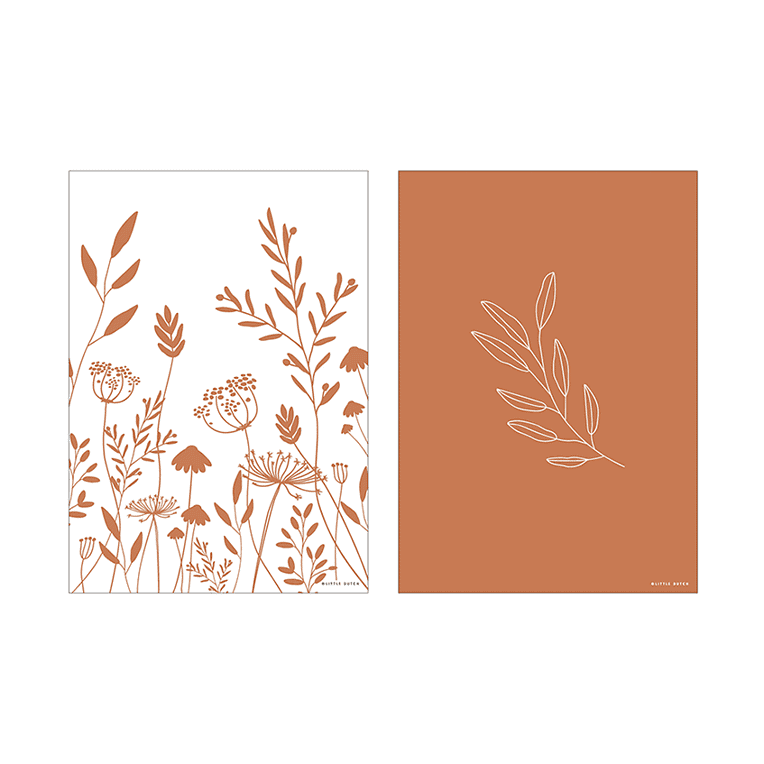 Little Dutch Poster A3 Wild flowers