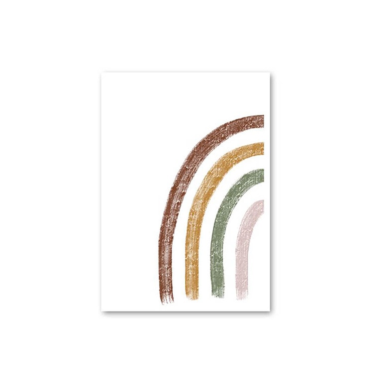 Kindercompagnie Poster Halve Regenboog A5