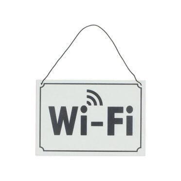 Kindercompagnie Muurplaat Zink WIFI