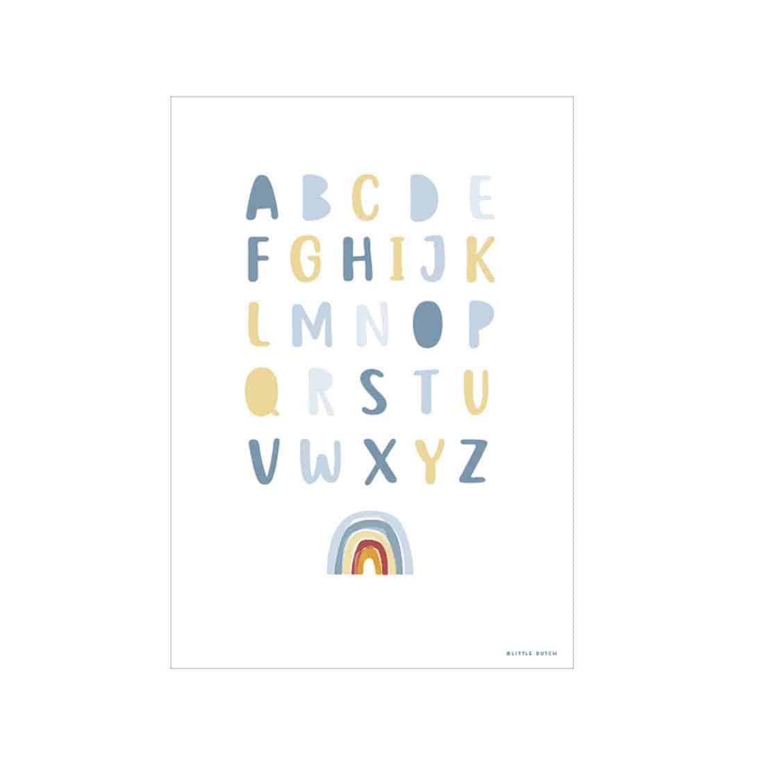 Little Dutch Poster Rainbow Alphabet - Afbeelding 2