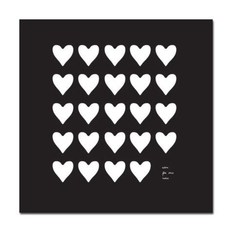 ArtAndSo Hearts Black