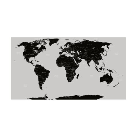 House of Products Wereldposter Krijt 100X52