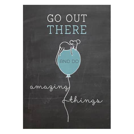 CCCollections Muis 'Go do amazing things'