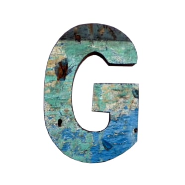 Otentic Alfabet Letter G