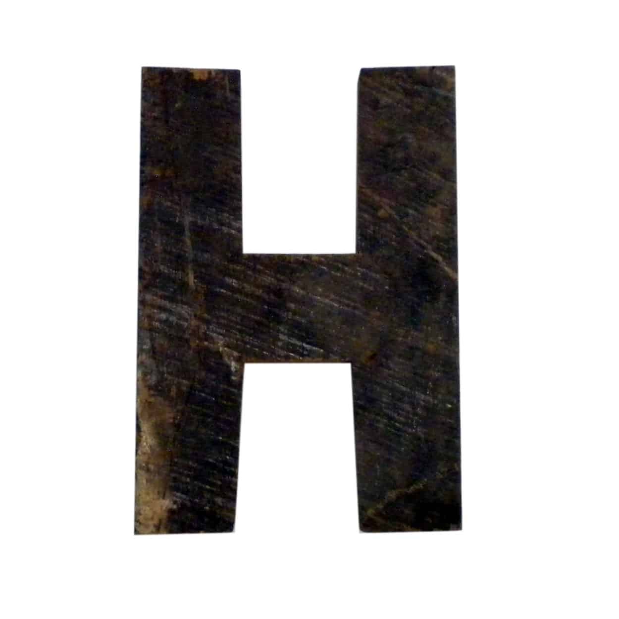 Otentic Alfabet Letter H