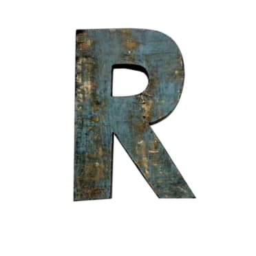 Otentic Alfabet Letter R