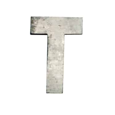 Otentic Alfabet Letter T