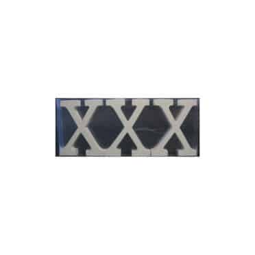 Kindercompagnie letter X Mdf set van 3