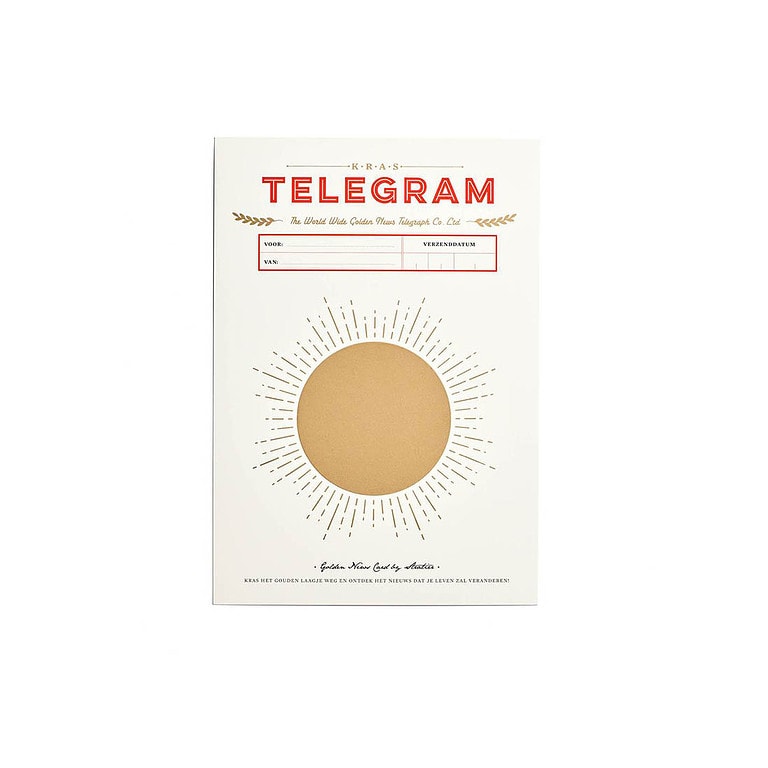 Stratier Kraskaart / Telegram: 'Wij ver - Afbeelding 2