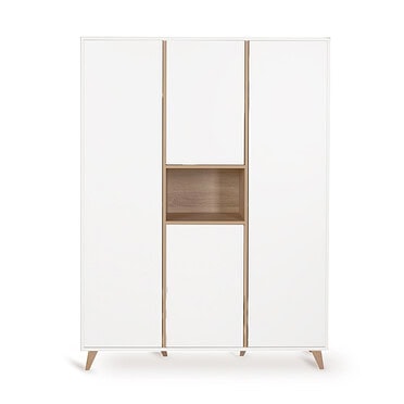 Quax 3-deurskast Loft White