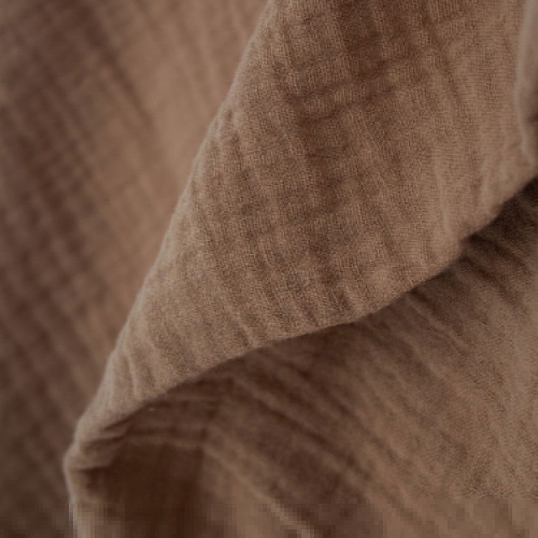 Daily one 2-pack swaddles small cacao/eggshell - Afbeelding 2