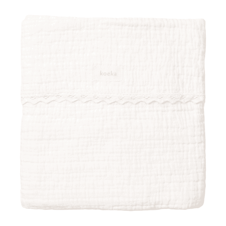 Koeka Wiegdeken Lace Elba - Milky