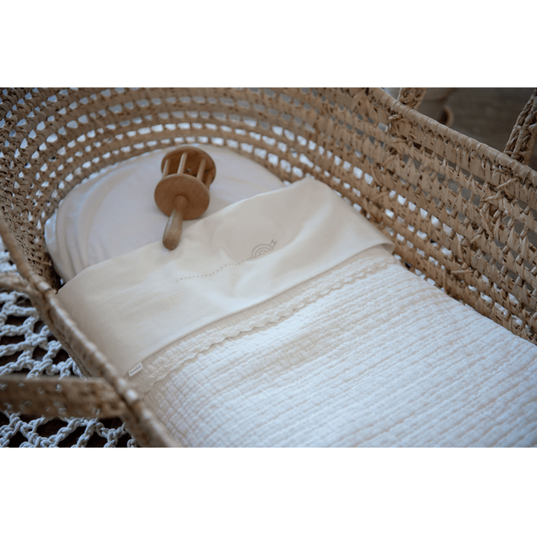 Koeka Wiegdeken Lace Elba - Milky - Afbeelding 2