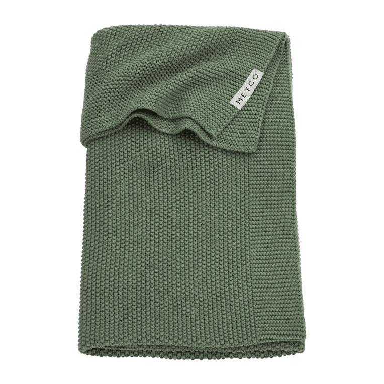 Meyco Wiegdeken mini relief - Forest Green